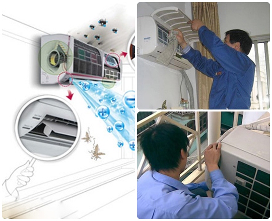 Tháo ráp máy lạnh + bơm ga máy lạnh quận Bình Tân
