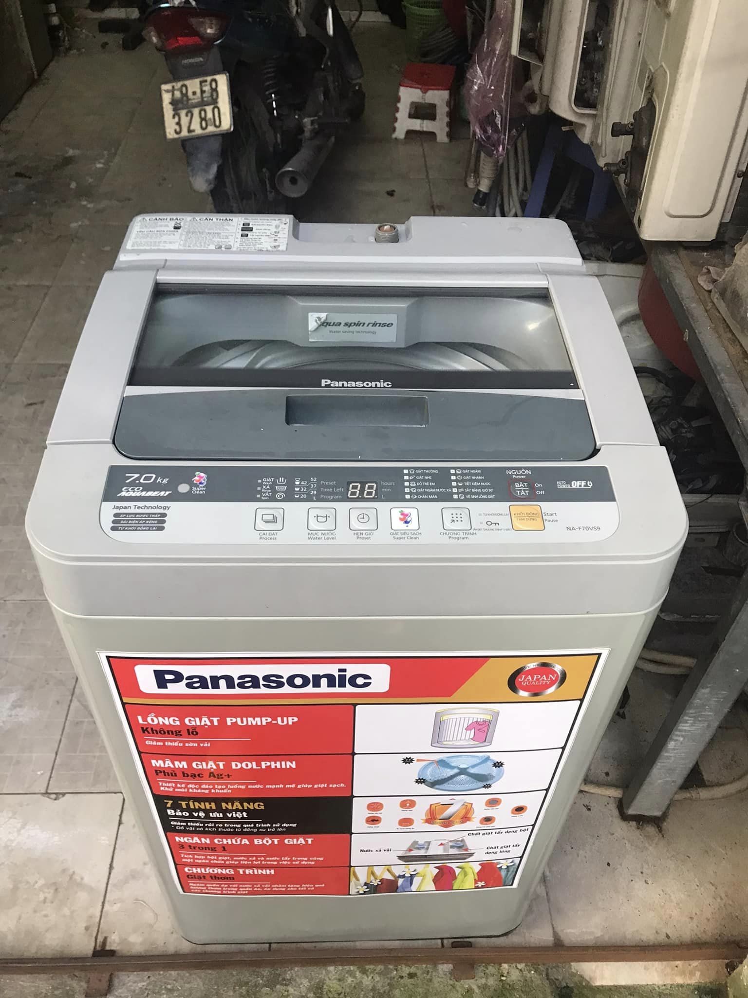 Máy giặt Panasonic (7kg) ít hao điện Model: NA-F70VS9