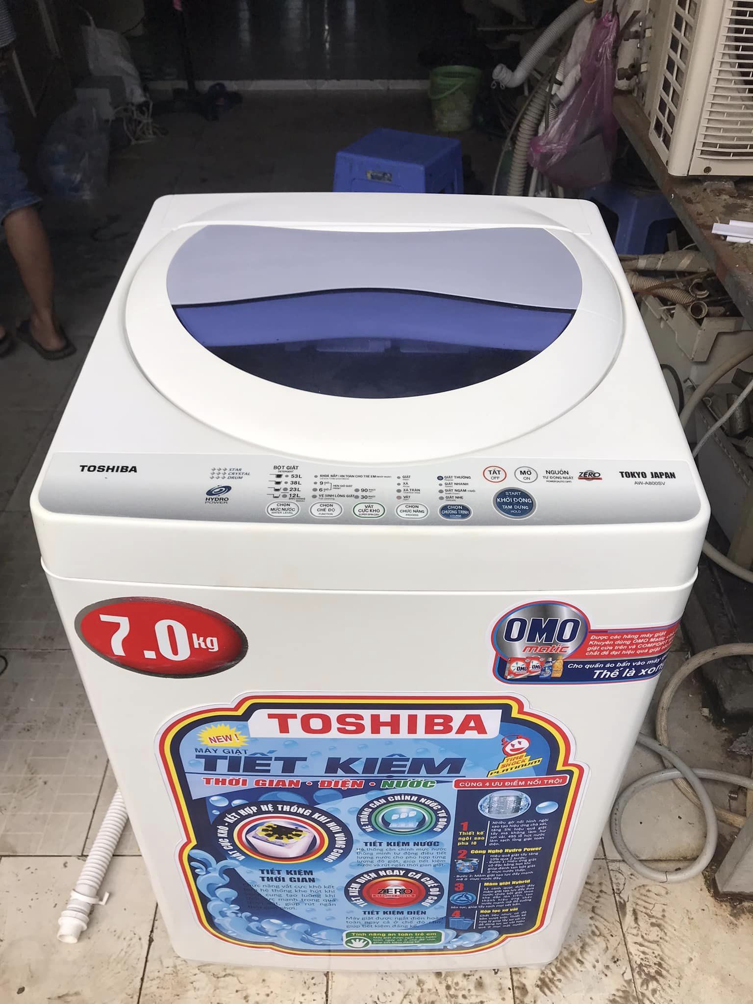 Máy giặt Toshiba (7kg) ít hao điện, sử dụng tốt